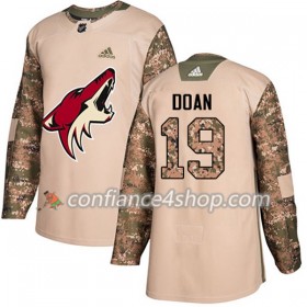 Adidas Maillot de Hockey Arizona Coyotes Shane Doan 19 2017-2018 Camo Veterans Day Practice Authentic - Homme